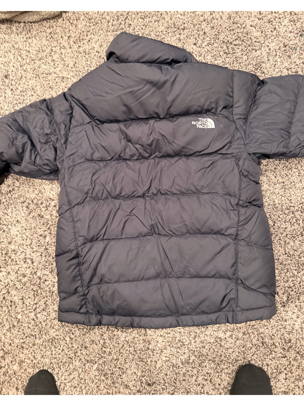 The North Face Kids Black Quilted Hooded Puffer Jacket